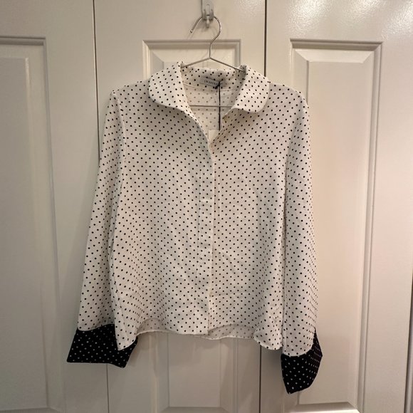 Polka Dot Button Up | Size 4 - Picture 3 of 3